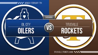Titusville Rocket Swimming vs Oil City Oilers - Monday, February 7, 2022.
