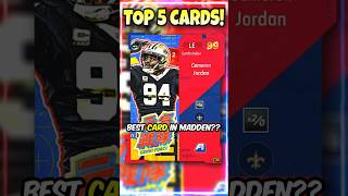 *new* TOP 5 BEST CARDS in MADDEN 25 Ultimate Team on DEFENSE! Must HAVE! #madden25 #mut25