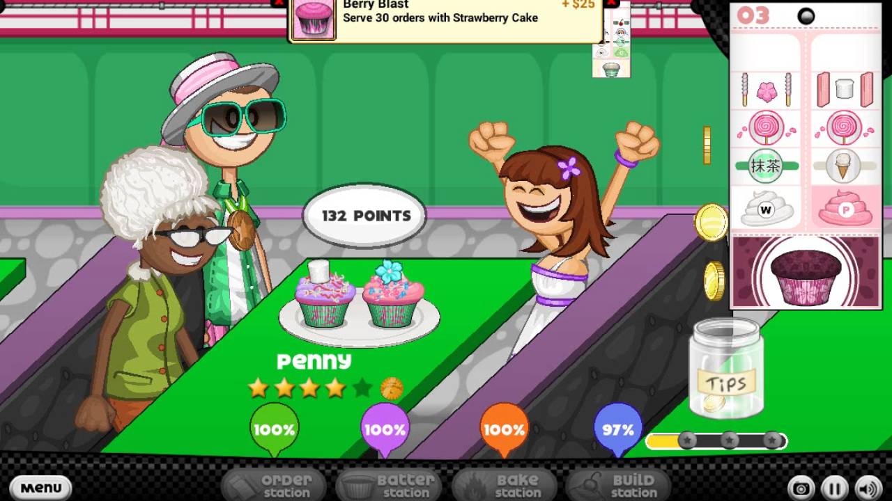 papa's cupcakeria hd  unlocking papa louie 