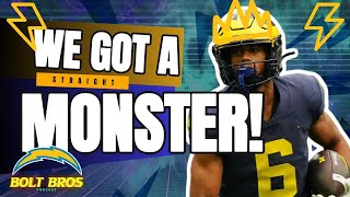 Los Angeles Chargers Draft Pick WR Cornelius Johnson | BOLT BROS