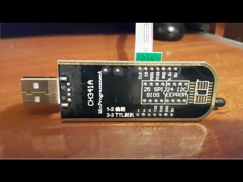 Программатор CH341A как