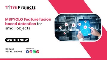 MSFYOLO Feature fusion based detection for small objects