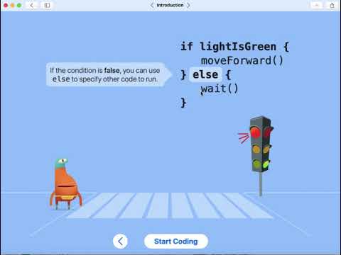 Swift Playgrounds Conditional Code