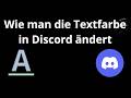 Wie man die Textfarbe in Discord ändert - Vollständiger Leitfaden