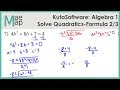 Quadratic Formula Quiz