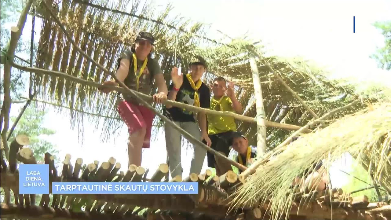 Šią savaitę Kairių poligone šeimininkauja ne kariai: vyksta Tarptautinė jubiliejinė skautų stovykla