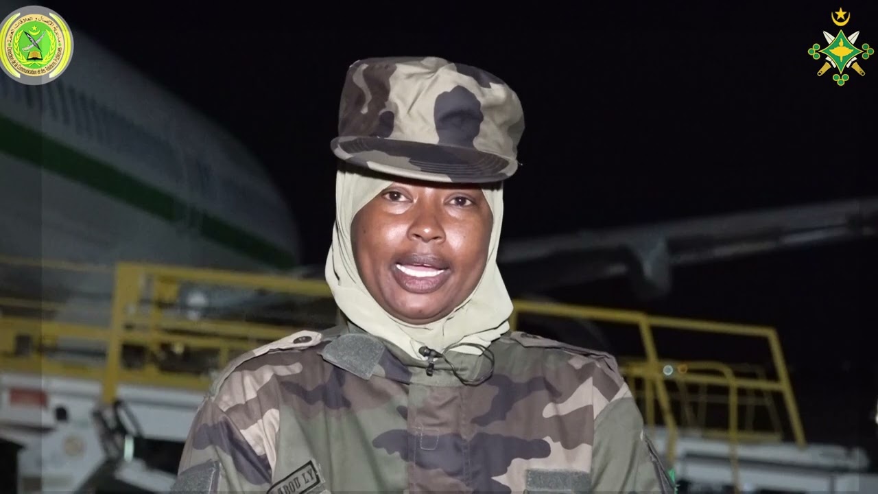 وزير الدفاع يودع الفوج الثالث من الكتيبة الموريتانية التاسعة لحفظ السلام في وسط إفريقيا