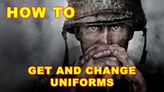 CoD WW2: How to Get & Change Uniforms Content