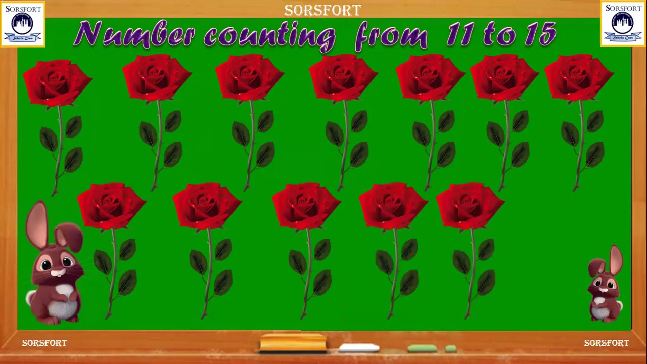 COUNTING OBJECT FROM 11 TO 15 FOR NURSERY - YouTube
