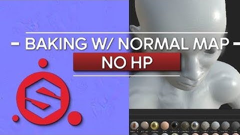 Baking with Normal Map Only Substance Painter | Tutorial