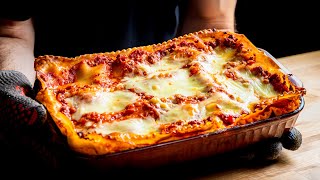 ItalianAmerican Lasagna with Meat Sauce and Ricotta