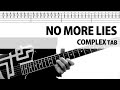 【TAB】NO MORE LIES   COMPLEX ギターカバー 布袋寅泰 タブ譜