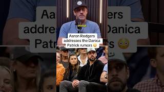 Aaron Rodgers addresses the rumors regarding his past relationship with Danica Patrick 😳