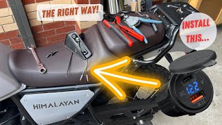 Walkthrough: Installing USBC Charger Royal Enfield Himalayan ⚡