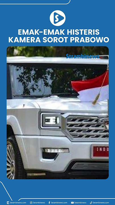 Prabowo Jadi Pemimpin Upacara, Kamera Sorot Emak Emak Histeris Saat Upacara HUT Bhayangkara