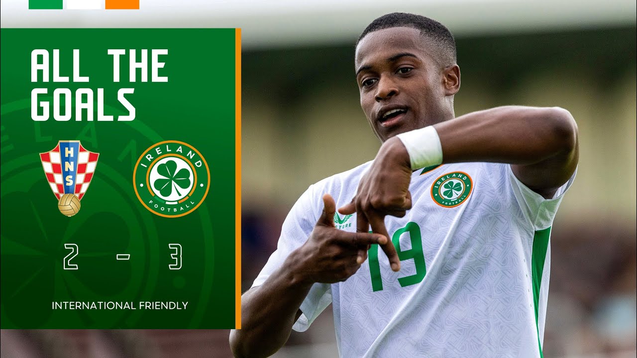 ALL THE GOALS | Croatia U21 2-3 Ireland U21 | International Friendly