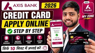 Axis Bank Credit Card Apply Online | How To Apply Axis Bank Credit Card | Axis Bank My zone