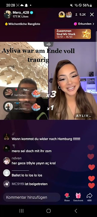 Mero and Ayliva live❤️🤪 #ayliva #fypage #mero #fypage #tiktokvideo #fypシ゚viral #tiktokviral#inliebe