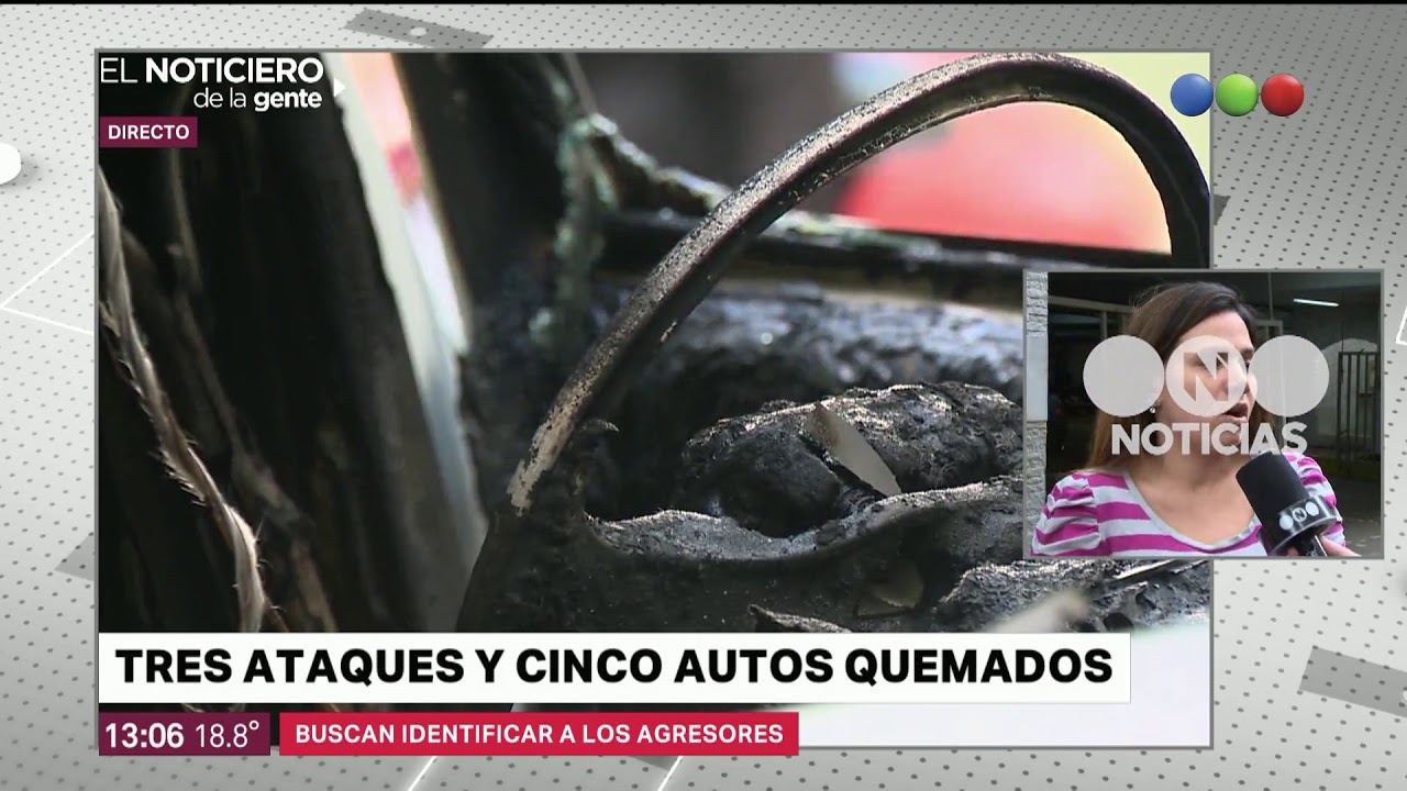 buenos aires palermo Tres ataques y cinco autos quemados -El noticiero de la gente