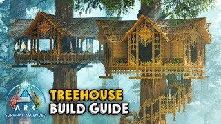 Enchanting Treehouse Base | Building Tutorial | ARK: Survival Ascended