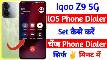 iqoo z9 5g set ios phone dialer | how to set ios phone dialer on iqoo z9 5g | technical vijay