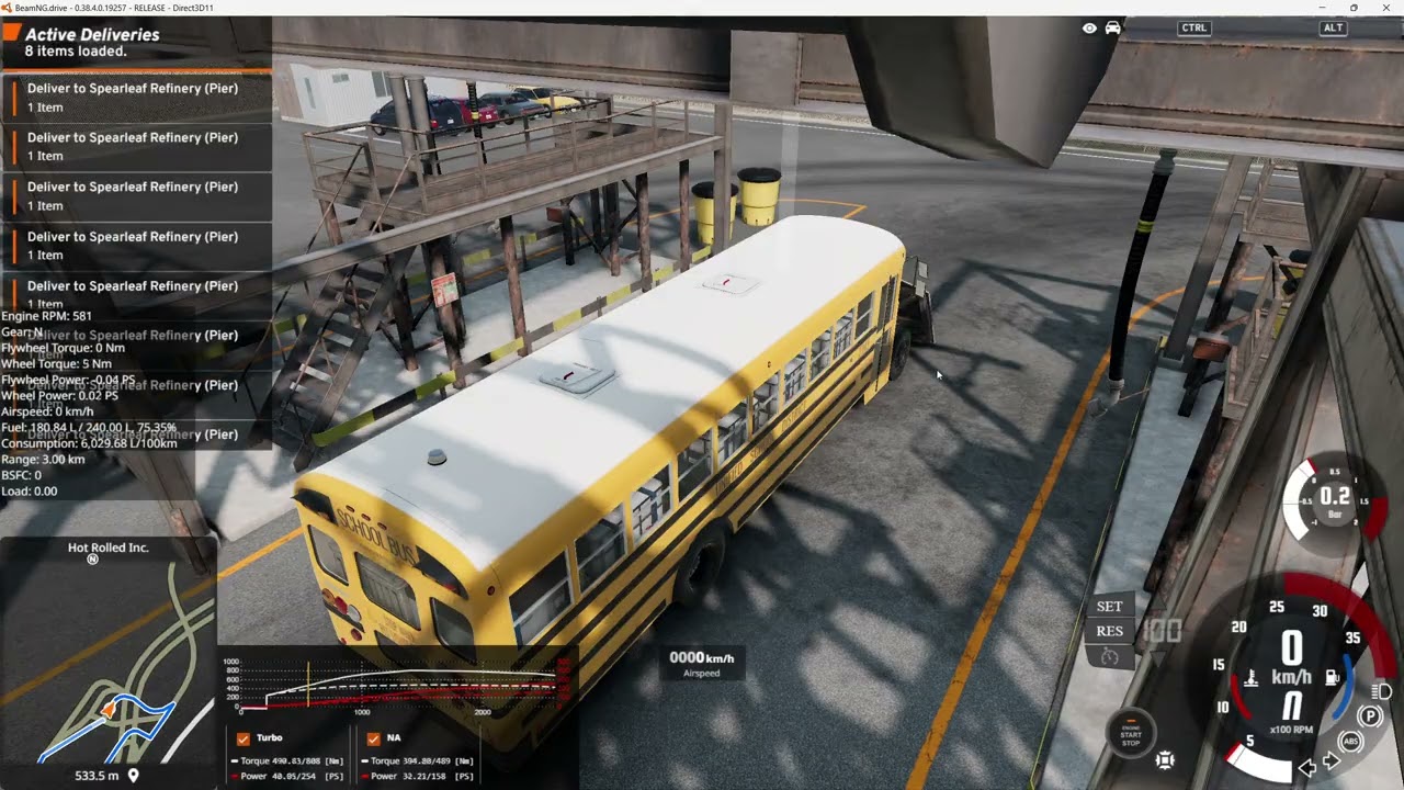 Delivering chips in a school bus