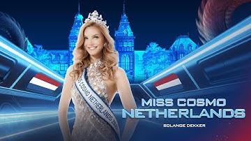 SOLANGE DEKKER | INTRODUCTION VIDEO | MISS COSMO NETHERLANDS 2025