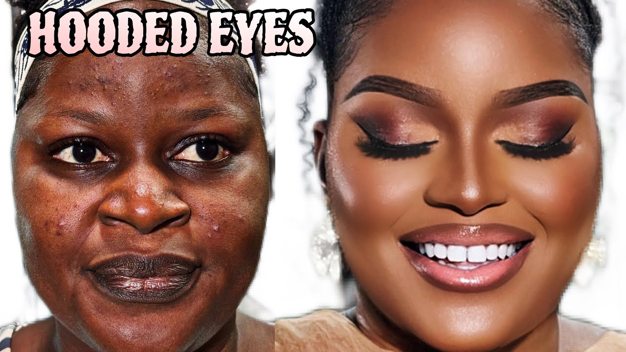 HOODED EYESHADOW TUTORIAL FOR BEGINNERS / 👀 EYE LIFT TECHNIQUE