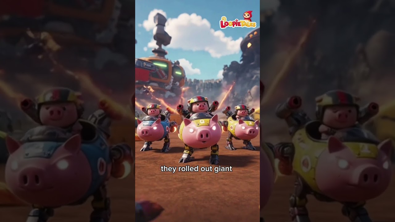 The Big Bad Wolf wasn’t ready for battle mechs and laser snouts!