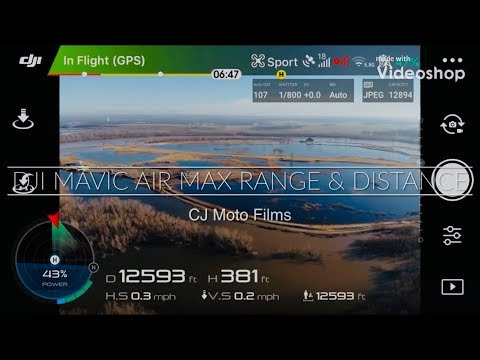 mavic air transmission distance