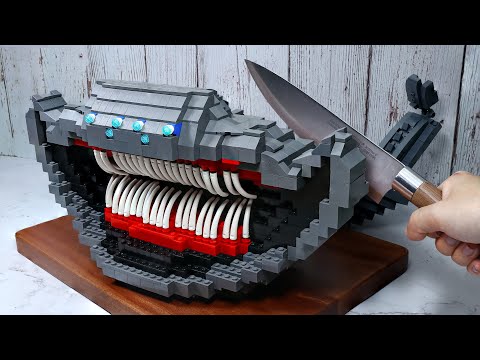 Hunting The World S Largest LEGO Sea Creature El Gran Maja IRL RARE Food LEGO Cooking ASMR