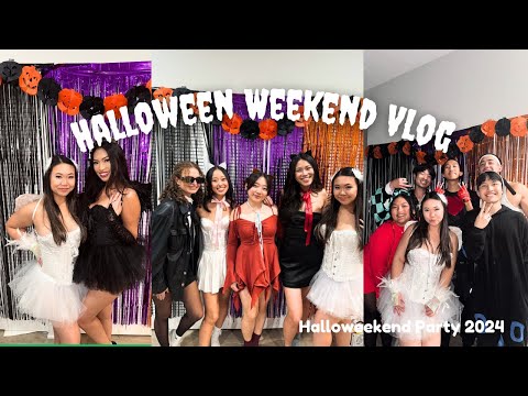 HALLOWEEN WEEKEND | Party, costumes, shopping, at home cafe