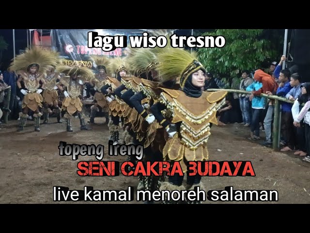 wiso tresno!! topeng ireng seni cakra budaya live kamal menoreh#topengireng #senimanmalamofficial class=