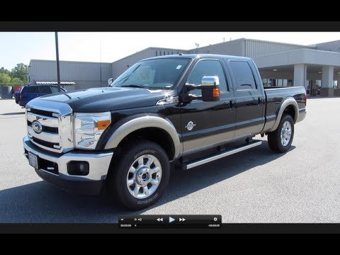 2011 Ford F-250 Lariat Super Duty Powerstroke Start Up, Exhaust, and In Depth Tour