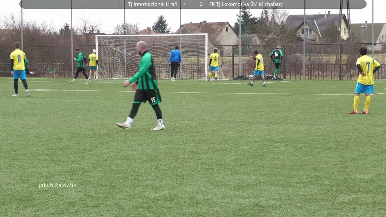 TJ Internacionál Hraň - FK TJ Lokomotíva ŠM Michaľany (7:2) Prípravný zápas 08.02.2025 Zostrih