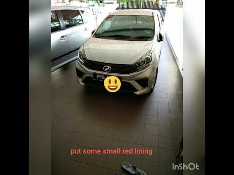 Perodua axia G XTRA to red lining SE model - YouTube