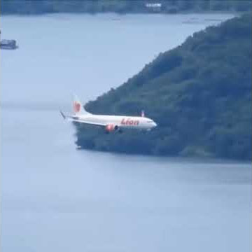 Detik2 Pesawat Lion Air Mendarat DiPinggirran Laut Jumpscare Story wa ig