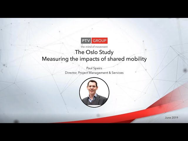 PTV Talks: The Oslo Study - Measuring the of Shared Mobility by Paul Speirs - YouTube