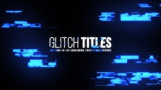 After Effects Template: Glitch Titles