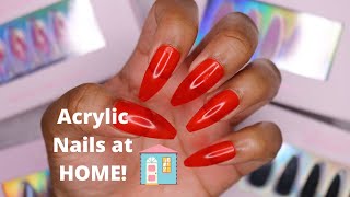 INSTANT ACRYLIC NAILS! Tres She Talons Review, Application and Haul