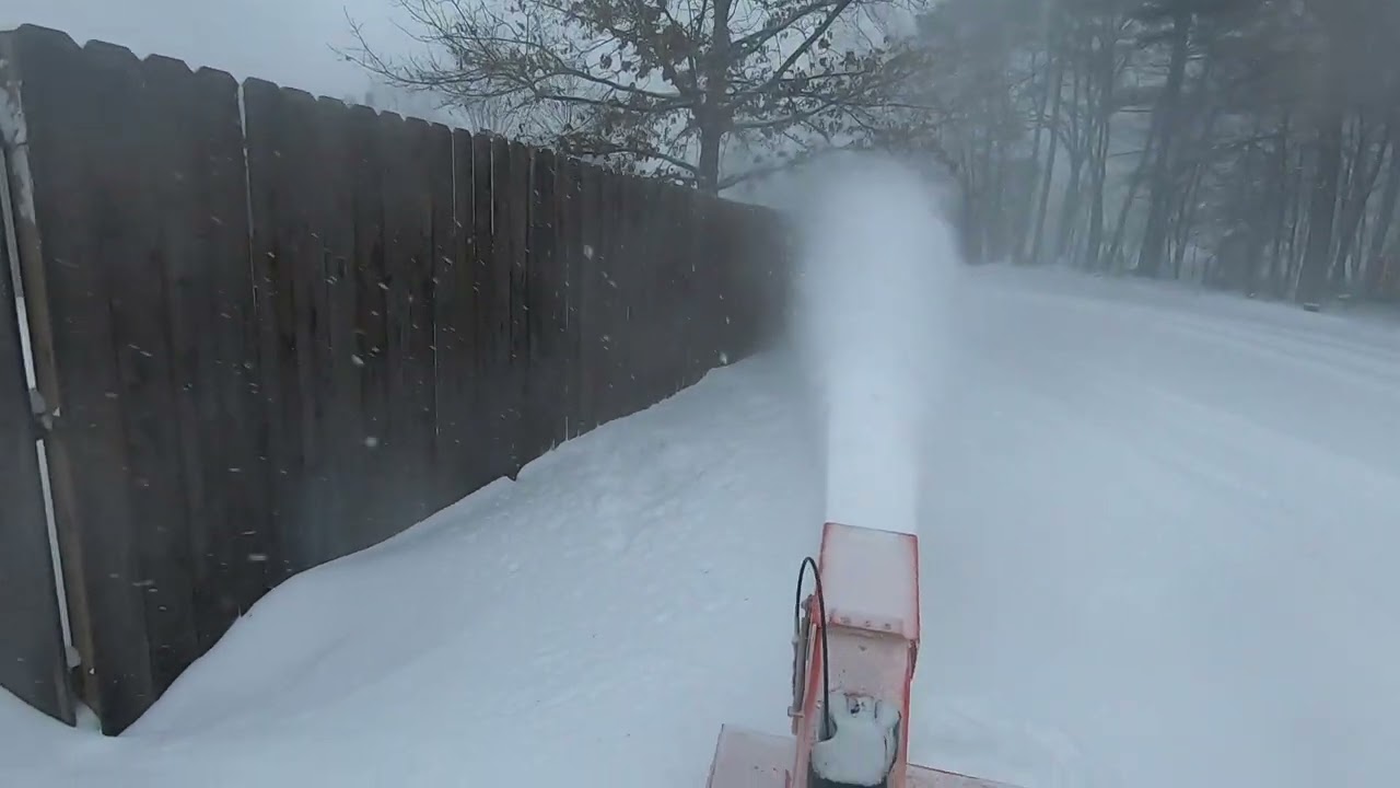 1st Snow in Southern Maine 2023- 2024 season 1-7- 24