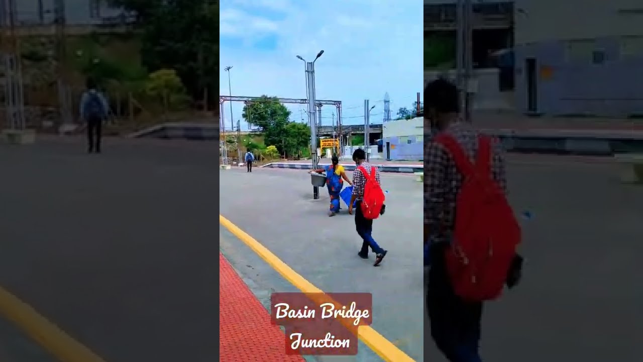 Basin Bridge Junction in Chennai