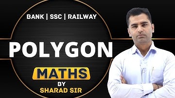 Polygon | Types of Polygon | SSC CGL Maths Preparation | CHSL | CPO | Sharad Sir Maths  | Part-1