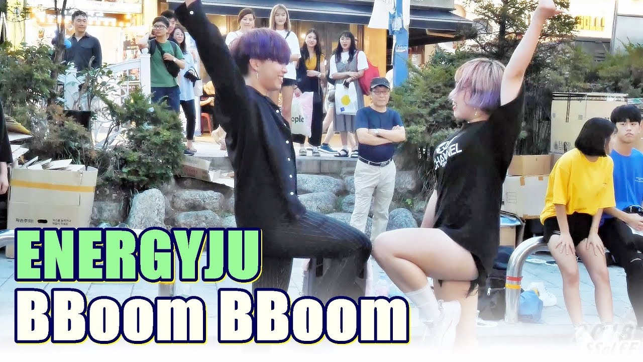 에너자이주 (은비, ENERGYJU) - 뿜뿜 (모모랜드) @ 180811 홍대 거리공연 직캠 By SSoLEE
