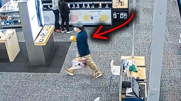 Moments Before Chaos Erupts at Best Buy