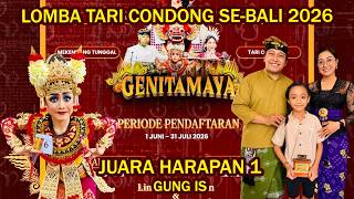 JUARA HARAPAN 1 LOMBA TARI CONDONG SE-BALI 2026 GENITAMAYA INSTITUT TEKNOLOGI DAN BISNIS STIKOM