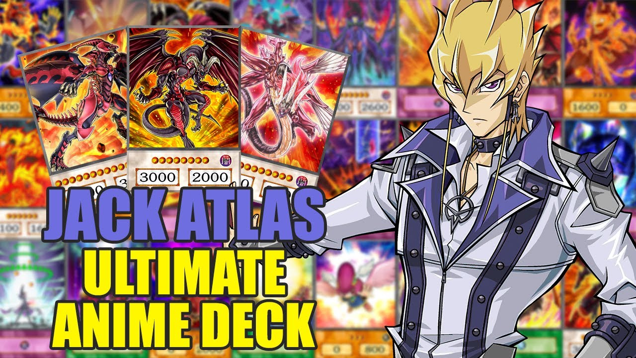 DECK JACK ATLAS - YU-GI-OH! 5DS, CARTAS DO ANIME. 