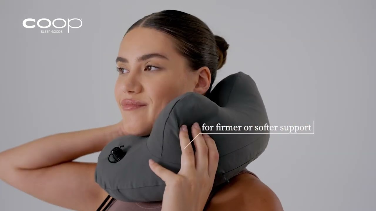 Coop’s Travel Neck Pillow: The AirJustable Inflatable Neck Pillow
