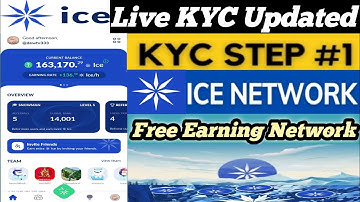 ice Mining Network App KYC Step #1 Complete Update // ice Network KYC Start free Mining App