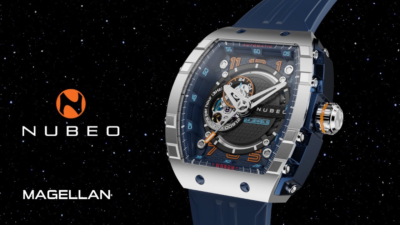 Nubeo Magellan Automatic Watch // NB-6047-0B video thumbnail